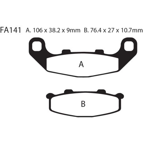 Frenos de Disco FA141 EBC