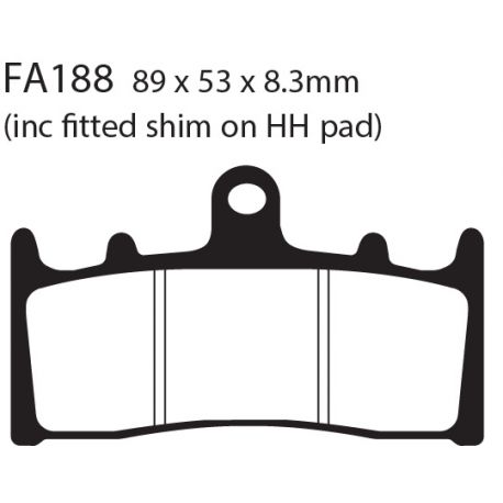 Frenos de Disco FA188HH EBC