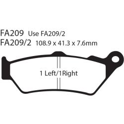 Frenos de Disco FA209-2 EBC