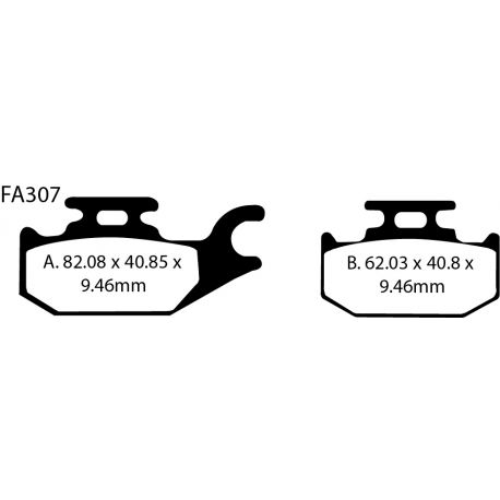 Frenos de Disco FA307X EBC