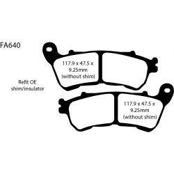 Frenos de Disco FA640 EBC