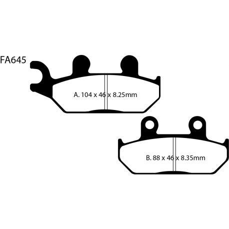 Frenos de Disco FA645R EBC