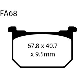 Frenos de Disco FA68HH EBC