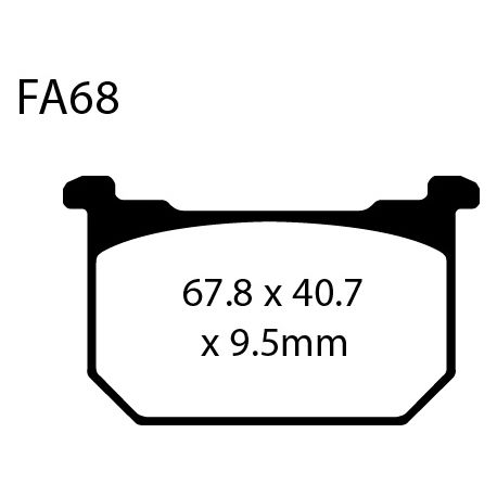 Frenos de Disco FA68HH EBC