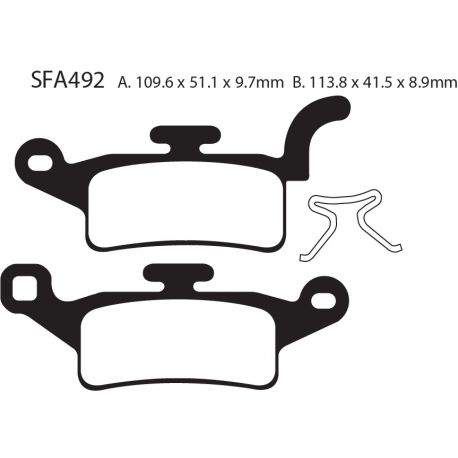 Frenos de Disco SFA492 EBC