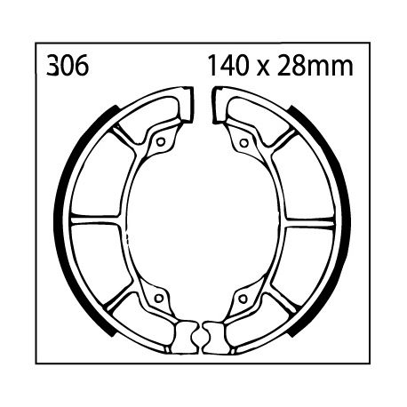 Frenos de Tambor 306 EBC