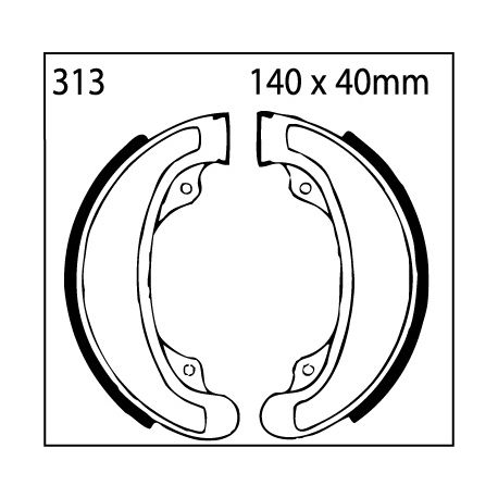 Frenos de Tambor 313 EBC
