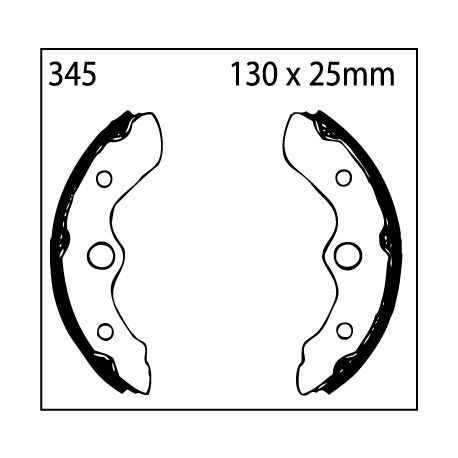 Frenos de Tambor 345 EBC