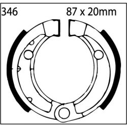 Frenos de Tambor 346 EBC