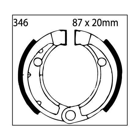 Frenos de Tambor 346 EBC