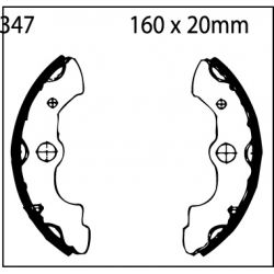 Frenos de Tambor 347 EBC