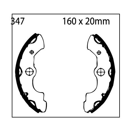 Frenos de Tambor 347 EBC