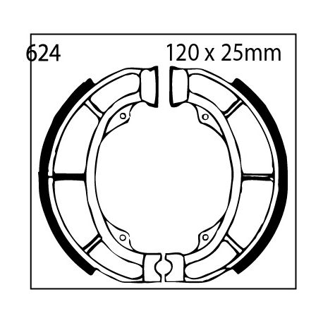 Frenos de Tambor 624 EBC