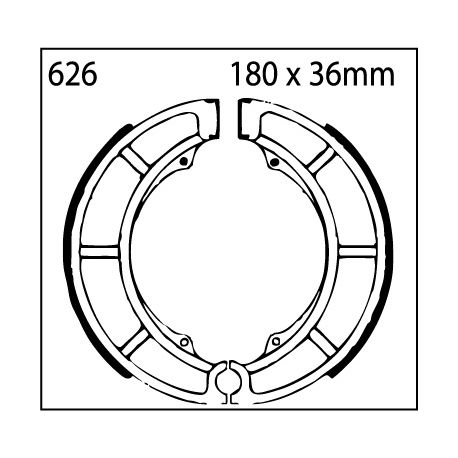 Frenos de Tambor 626 EBC