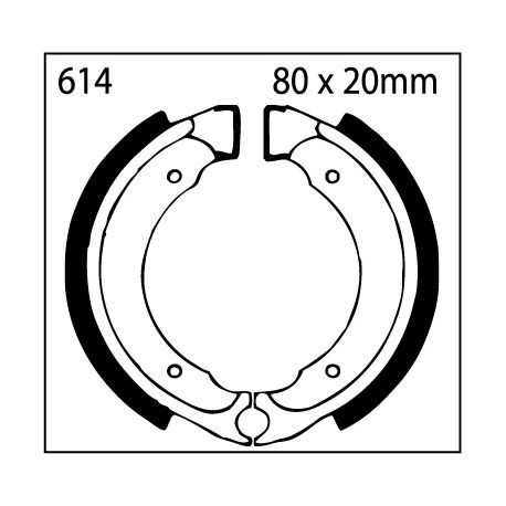 Frenos de Tambor 614 EBC