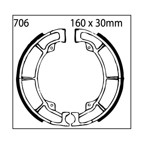 Frenos de Tambor 706 EBC