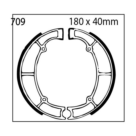 Frenos de Tambor 709 EBC