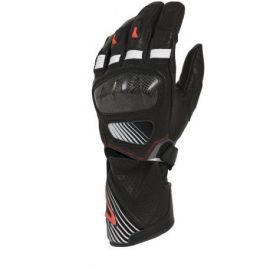 Guantes Piel Airpack Ngo/Bco