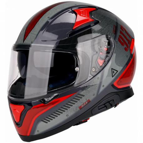 Casco Impulse Droid Rojo Hax