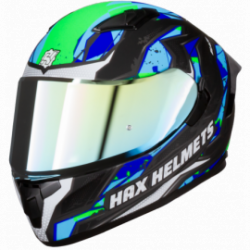 Casco Obsidian Blaze Ngo/azul Hax