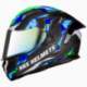 Casco Obsidian Blaze Ngo/azul Hax