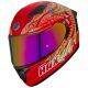 Casco Obsidian  Slayer Rojo mate Hax        