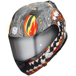 Casco Amatista  Mutant  Ngo/gris/nar Hax