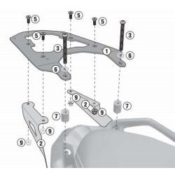 Æ Fijacion Hor BMW C650 Sport 16-20 (no inc. placa Fijacion) : SR5121 Givi