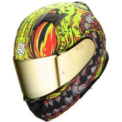 Casco Amatista  Mutant  Amarillo fluo Hax