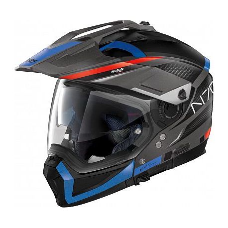 Casco N70-2 X Earthquake N-com 48 Ngo/Azu/rojo Nolan