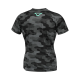 Camiseta Dazzle Logo 2.0 P/Mujer  Camuflaje Negro-Gris/ Menta Macna