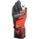 Guantes de Piel  Carbon 4 largos Ngo/ Rjo fluo/ Bco