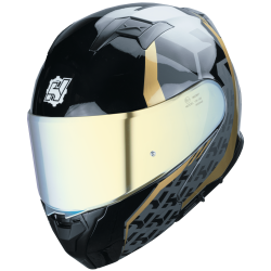 Casco Amatista Wind Negro/ Dorado Brillante Hax