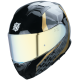 Casco Amatista Wind Negro/ Dorado Brillante Hax