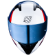 Casco Amatista Wind Blanco/Azul y Rojo Brillante Hax