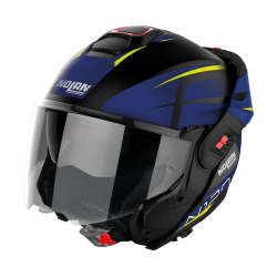 Casco N120-1 Nightlife n-com 28 Azul/Ngo/Rjo