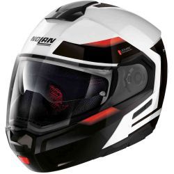 Casco N90³ Reflector N-com 37 Bco/Ngo/Rjo Nolan